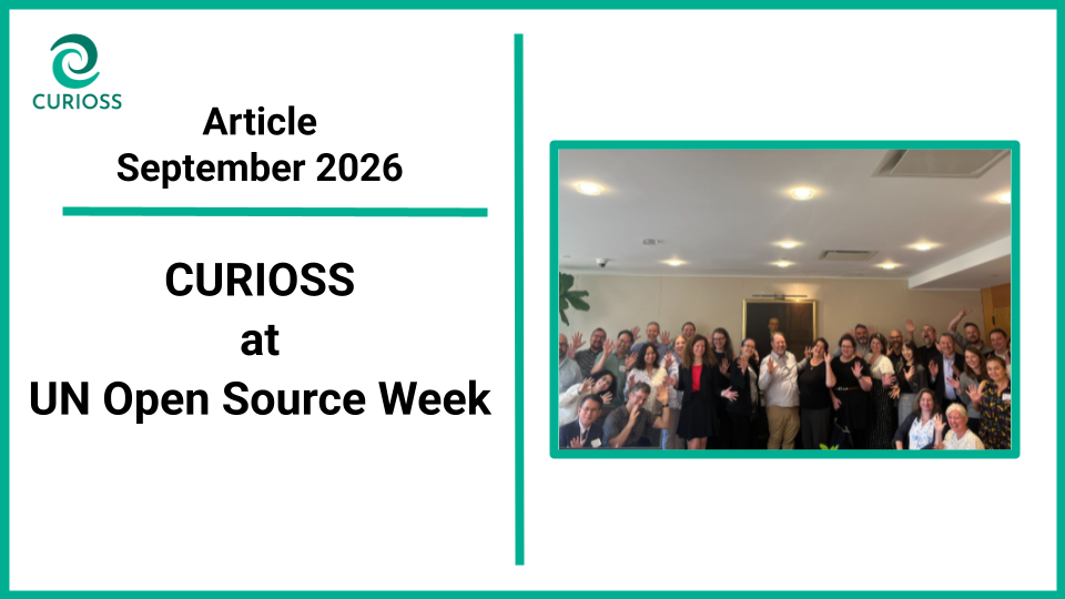 CURIOSS at UN Open Source Week 2026